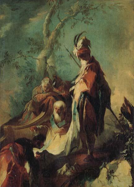MAULBERTSCH, Franz Anton The Baptism of the Eunuch Spain oil painting art